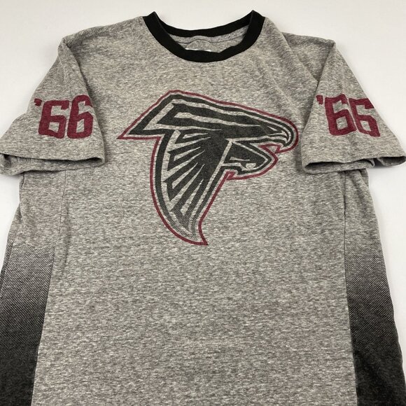 NFL Atlanta Falcons T-Shirt Men’s M Gray Short Sleeve Crew Neck Cotton Blend - Picture 8 of 9